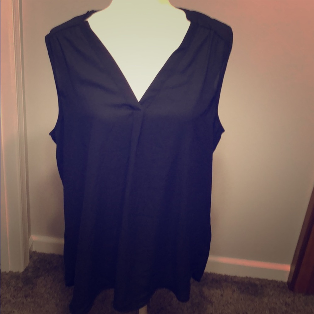 Black dress tank top